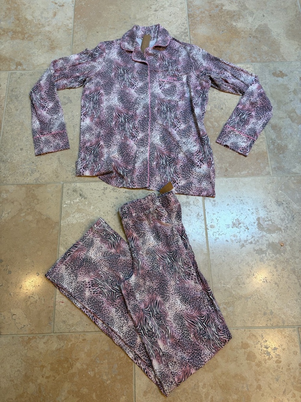 SKIMS Women’s BLOOM MINI MULTI ANIMAL Pajama Set- NWT
